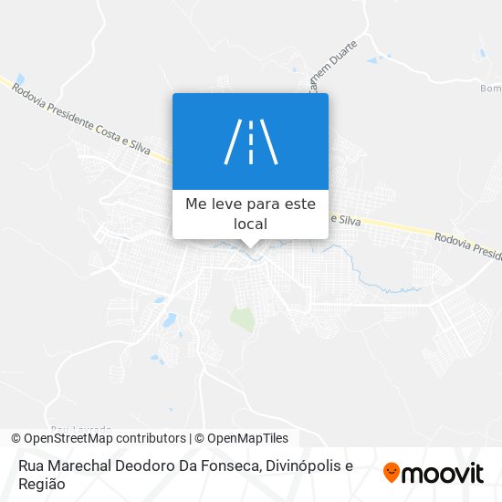 Rua Marechal Deodoro Da Fonseca mapa