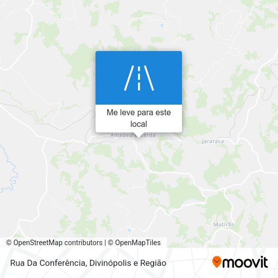 Rua Da Conferência mapa