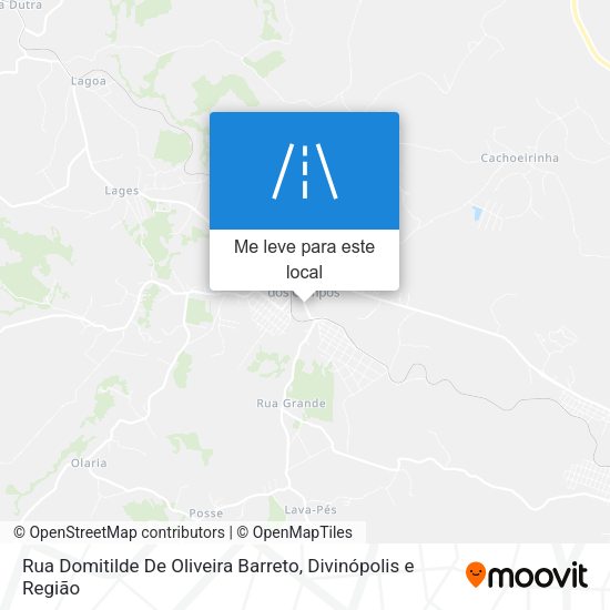 Rua Domitilde De Oliveira Barreto mapa