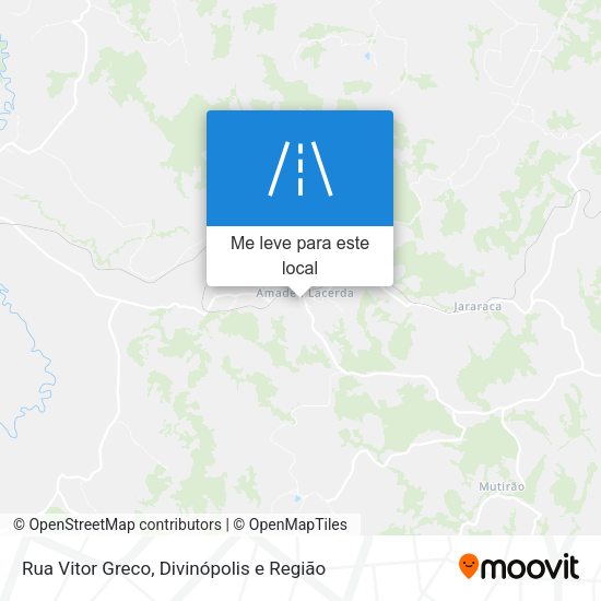 Rua Vitor Greco mapa