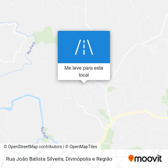 Rua João Batista Silveira mapa