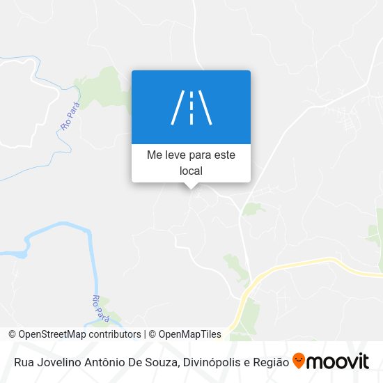 Rua Jovelino Antônio De Souza mapa