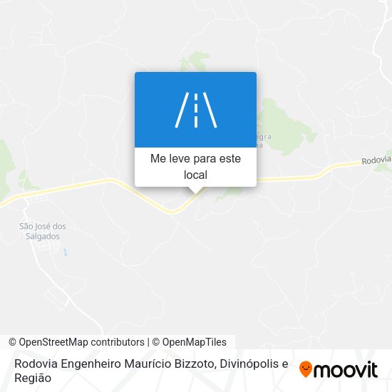 Rodovia Engenheiro Maurício Bizzoto mapa