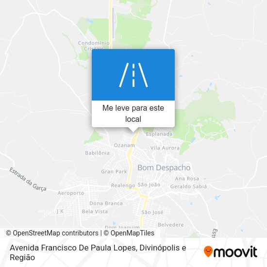 Avenida Francisco De Paula Lopes mapa