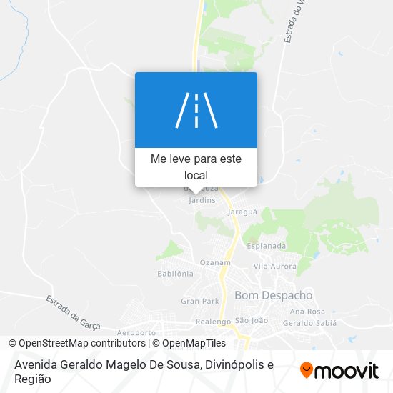 Avenida Geraldo Magelo De Sousa mapa
