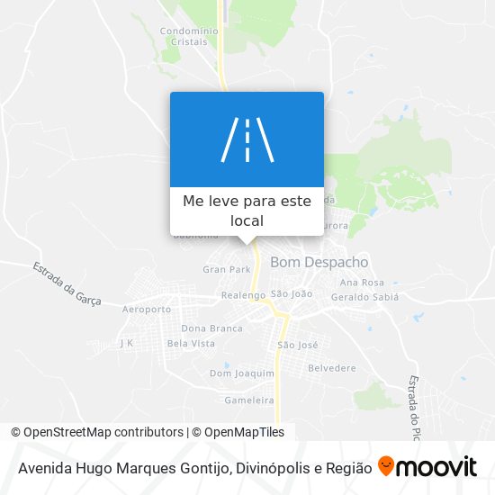 Avenida Hugo Marques Gontijo mapa