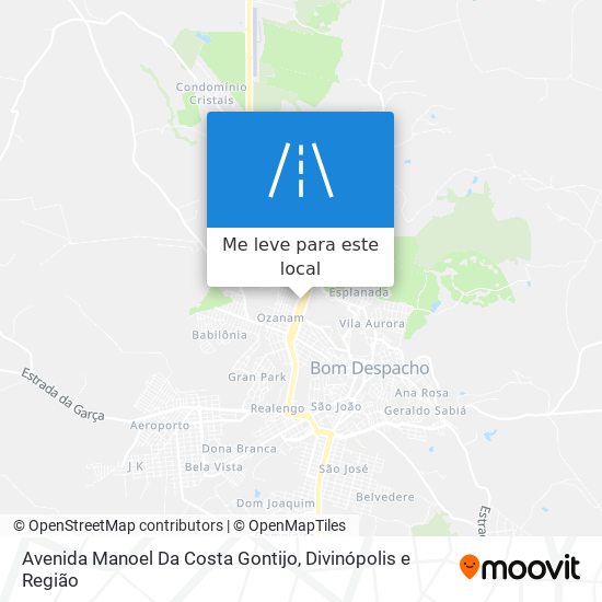 Avenida Manoel Da Costa Gontijo mapa