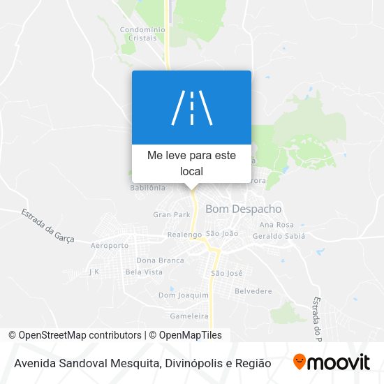 Avenida Sandoval Mesquita mapa