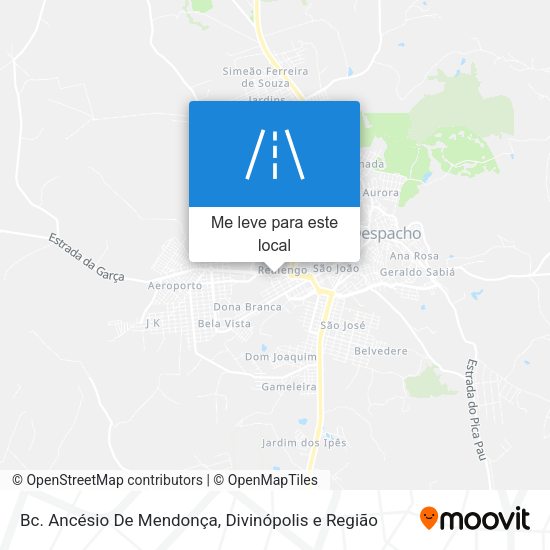 Bc. Ancésio De Mendonça mapa