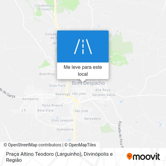 Praça Altino Teodoro (Larguinho) mapa