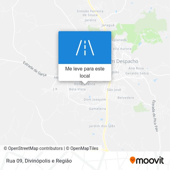 Rua 09 mapa