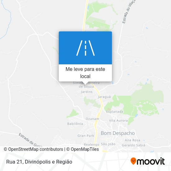 Rua 21 mapa