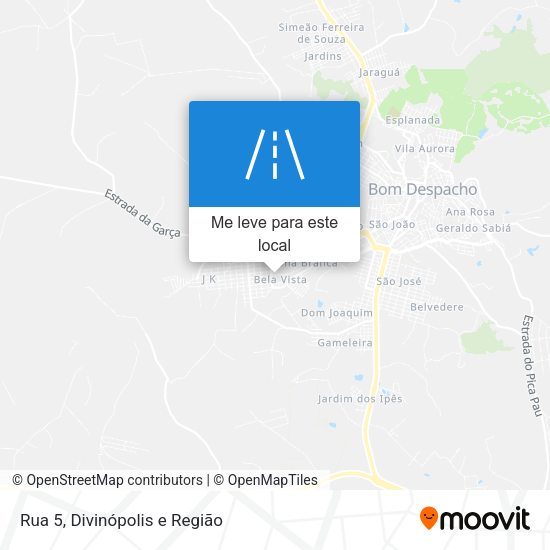 Rua 5 mapa