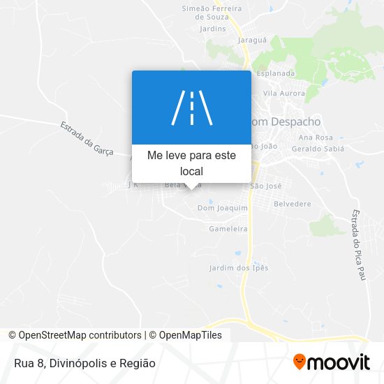 Rua 8 mapa