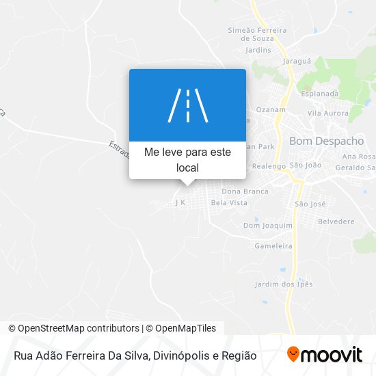 Rua Adão Ferreira Da Silva mapa