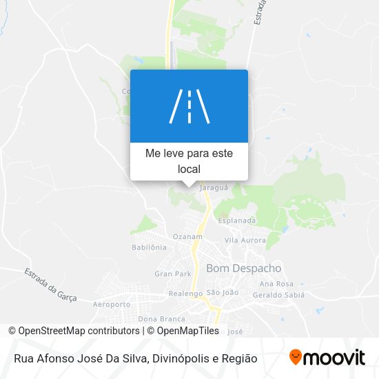 Rua Afonso José Da Silva mapa