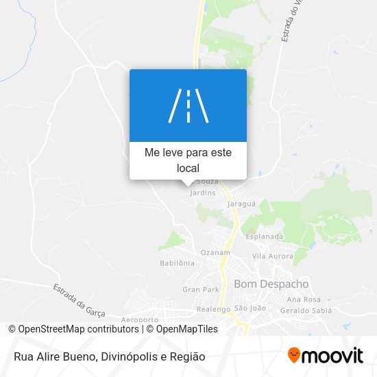 Rua Alire Bueno mapa