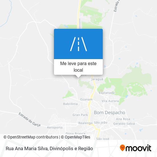 Rua Ana Maria Silva mapa