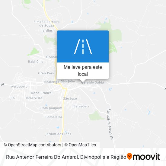 Rua Antenor Ferreira Do Amaral mapa