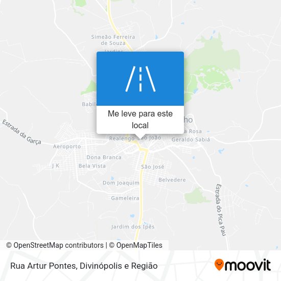 Rua Artur Pontes mapa