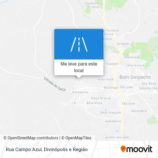 Rua Campo Azul mapa