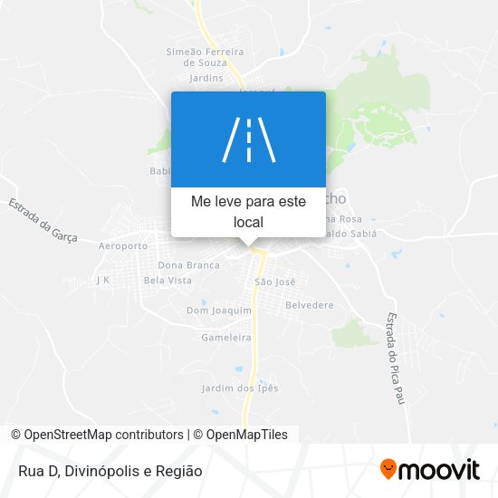 Rua D mapa