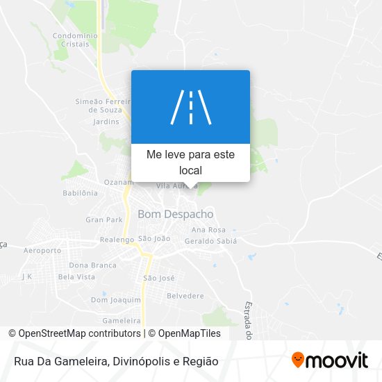Rua Da Gameleira mapa