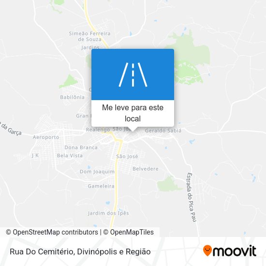 Rua Do Cemitério mapa
