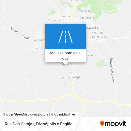 Rua Dos Carajas mapa