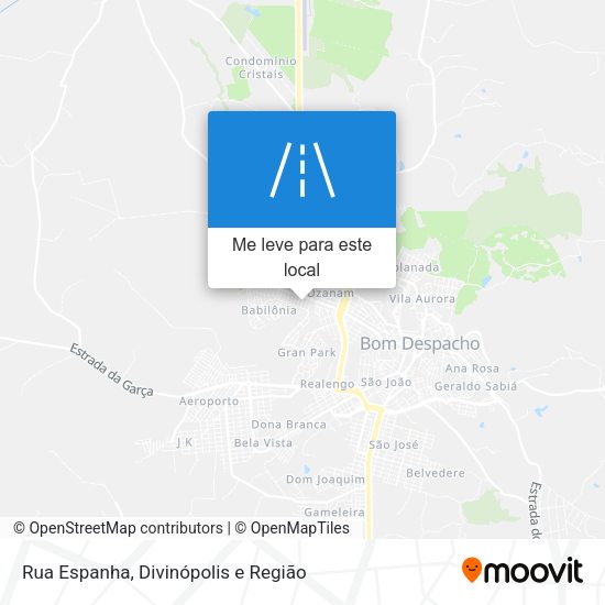 Rua Espanha mapa