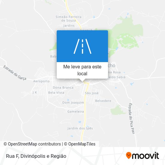 Rua F mapa