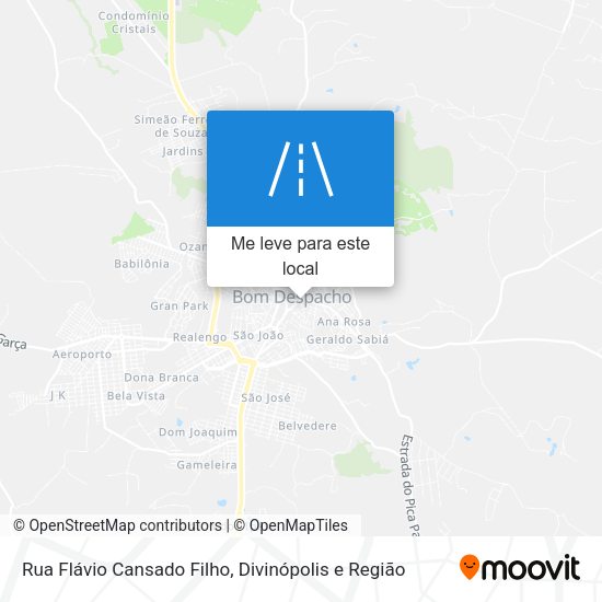 Rua Flávio Cansado Filho mapa