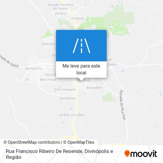 Rua Francisco Ribeiro De Resende mapa
