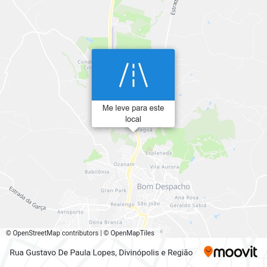 Rua Gustavo De Paula Lopes mapa