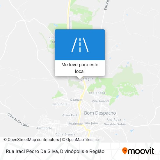 Rua Iraci Pedro Da Silva mapa
