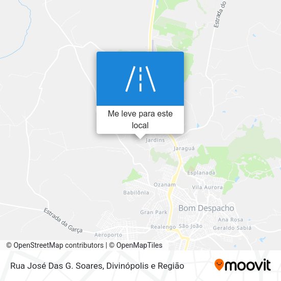 Rua José Das G. Soares mapa