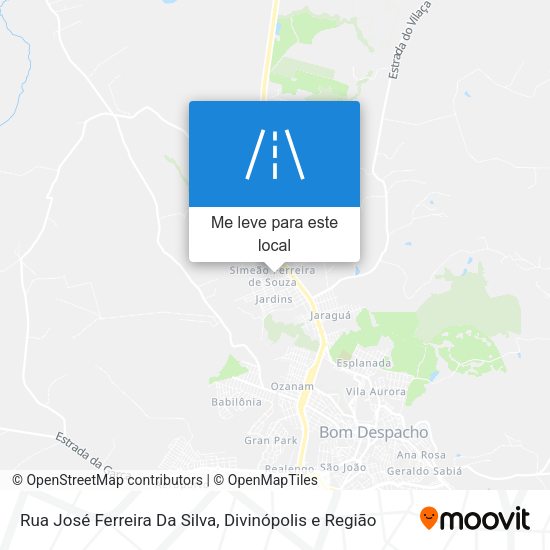 Rua José Ferreira Da Silva mapa