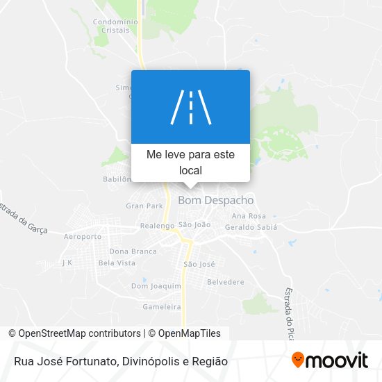 Rua José Fortunato mapa