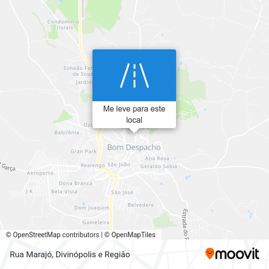 Rua Marajó mapa