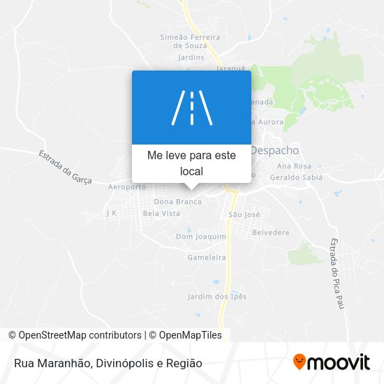 Rua Maranhão mapa