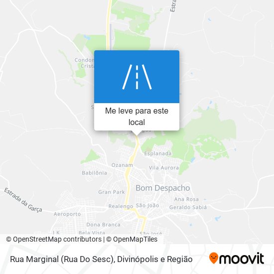 Rua Marginal (Rua Do Sesc) mapa