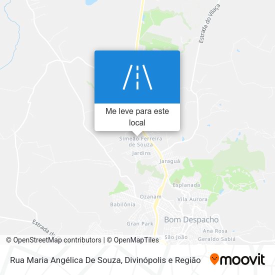 Rua Maria Angélica De Souza mapa