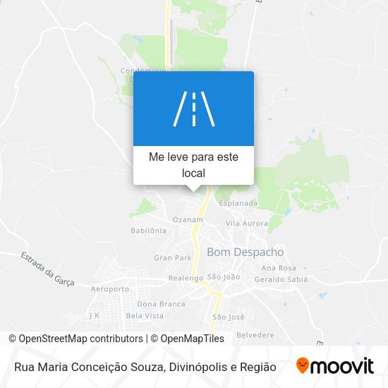 Rua Maria Conceição Souza mapa