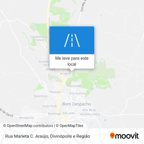 Rua Marieta C. Araújo mapa