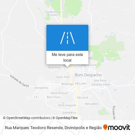 Rua Marques Teodoro Resende mapa