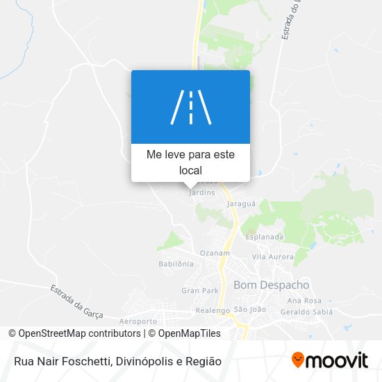 Rua Nair Foschetti mapa