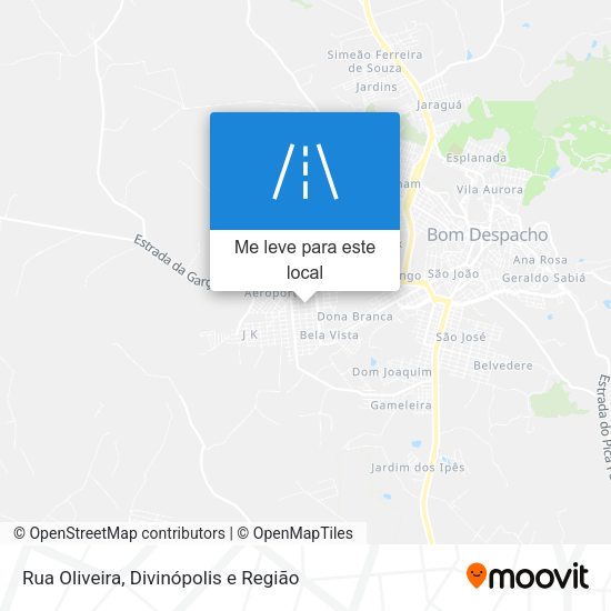 Rua Oliveira mapa