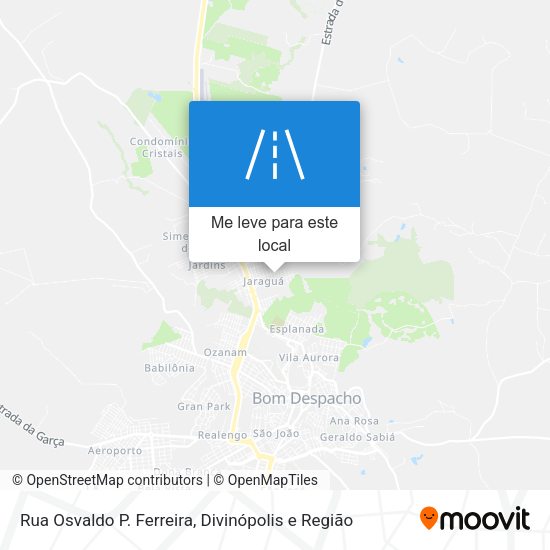 Rua Osvaldo P. Ferreira mapa