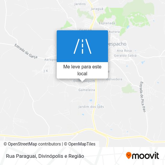 Rua Paraguai mapa