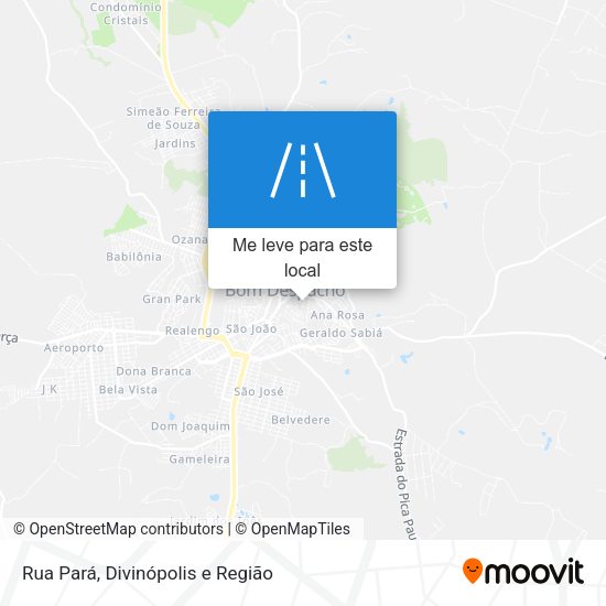 Rua Pará mapa
